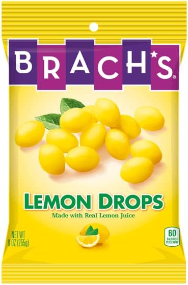 Brachs Lemon Drops - Caramelos duros de 9 onzas paquete de 2 - Imán exclusivo para nevera Phoenix Rose