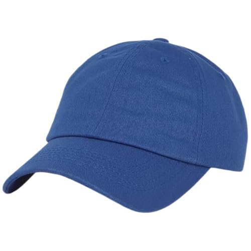 E BY ELIDAN Dad Hat Low Profile Cotton Baseball Cap Royal Blue