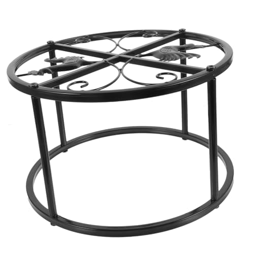 Support de mangeoire à eau pour poules robuste en métal stable pour poulailler extérieur