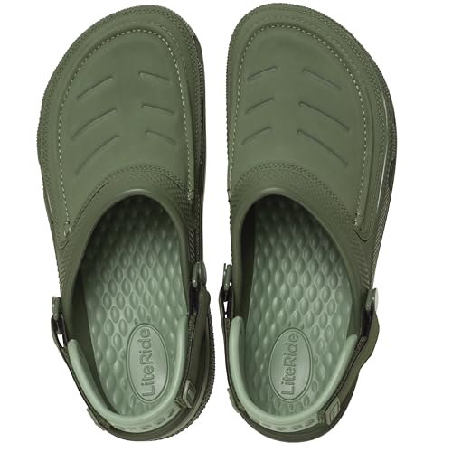 Crocs Men's Yukon Vista II LiteRide Clogs, Army Green, 94