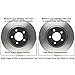 Detroit Axle - Brake Kit for 2011-2015 Chevrolet Cruze, 2014-2016 Sonic, Disc Brake Rotors Ceramic Brakes Pads Replacement: 10.87