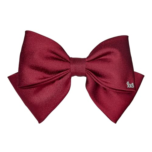 Vintage Double Bow Hair Clip for Women, SHE'S FREE STYLE JUST FOR YOU Romantic Classic Bow Hair Clips with Premium Polyester, Elegant Hair Accessory G