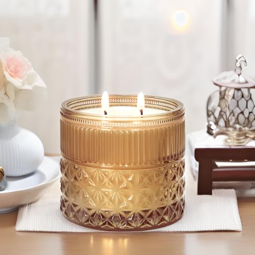 Chloefu-LAN-Sandalwood-Candle-Patchouli-Candles-for-Home-Scented-Decorative-Candles-for-Home-Fragrance-Gift-for-Women-Men-Candles-for-Blessing-Prayers-Highly-Scented-Long-Lasting-14-oz Chloefu LAN Sandalwood Candle Patchouli Candles for Home Scented Decorative Candles for Home Fragrance Gift for Women Men Candles for Blessing Prayers Highly Scented Long Lasting 14 oz