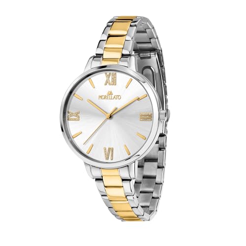 Morellato Orologio Analogico al Quarzo Donna con Cinturino in Acciaio Inossidabile 8056783048014