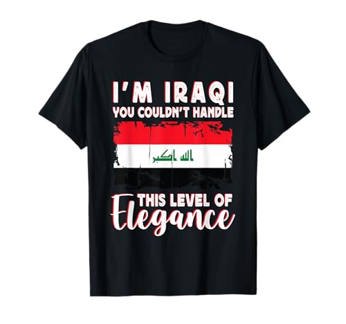 Iraq Flag Proud Elegant Iraqi Boyfriend Girlfriend T-Shirt