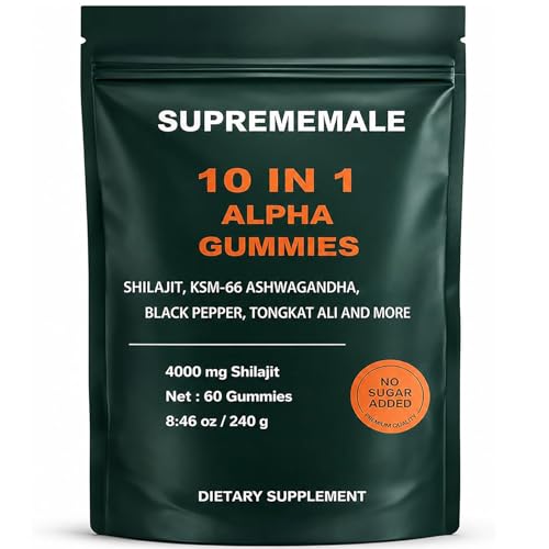 WXDOAU SupremeMale 10 in 1 Alpha Gummies 4000 mg for Men(1)