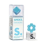 Speks Magnetic Balls - Matte Sky Blue Set of 512 (2.5mm) - Fun Stress Relief Desk Toy for Adults - Mashable Smashable Buildable