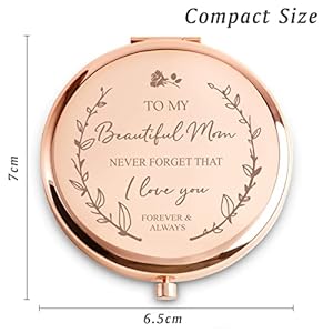 Momgiftsfromdaughtersonpersonalizedengravedcompactmirrorbasketstufferssentimentalgiftformotherparentsuniquepresentforeastermothersdaybirthday Urban Country Home Decor Mom gifts from daughter son personalized engraved compact mirror basket stuffers sentimental gift for mother parents unique present for easter mothers day birthday urban country home decor