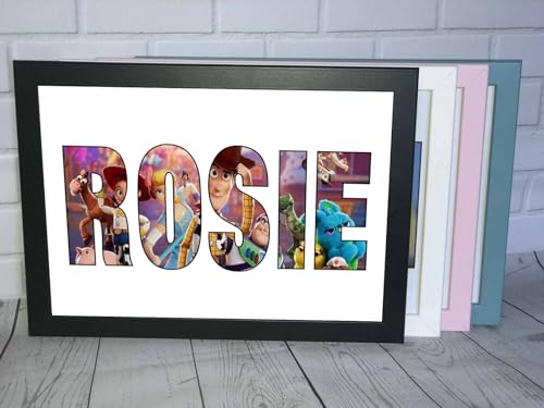 Personalised Name WordArt Gift Keepsake Birthday Christmas Present Framed (Print Only, Tystry)