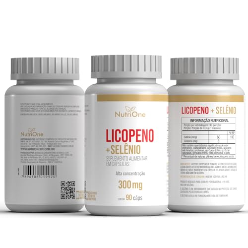 Licopeno 8mg + Selênio 90 Cápsulas - Nutrione