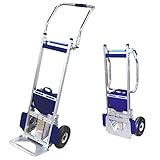 BT4LIFT Sackkarre Elektrisch Treppensteiger ZW7170G sichere Bremsen, Lithium-Batterie, Robustes Aluminium, 170kg, Transport von Wasserflaschen, Bierfässern, Haushaltsgeräten, EINE GRÖSSE, Grau