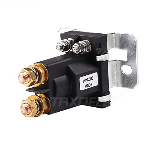 Relé de alta corriente 500A 12V e interruptor de arranque para batería dual de coche 5