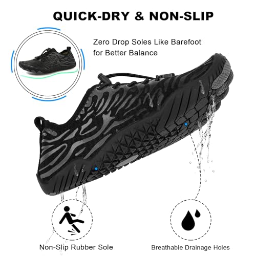 Image of Hike Barefoot Shoes for Women Men Non-Slip Breathable Walking Shoes Wide Toe Box Comfortable Athletic Footwear