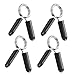 HONGECB 4 Piezas 30 mm Collares De Resorte con Mancuernas, Abrazaderas para Mancuernas, Clip Bloqueo de Resorte, para Gimnasio Fitness Entrenamiento Levantamiento de Pesas, para Barras/Pesas