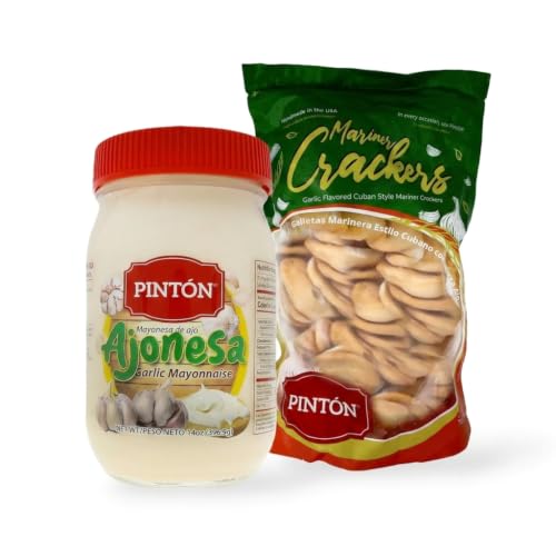 PINTON Cracker & Dip Variety Pack (2-Piece Bundle with Creamy Garlic Aioli)