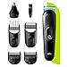 Produktbild Braun All-in-one Trimmer 3 MGK3321, 6 in 1 Haarschneider, Gesichts-, Ohren-, Nasen-, 5 Kappen schwarz/grün