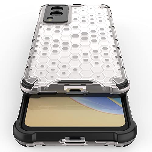 Image of Glasgow Back Case Cover Compatible with Vivo V21E 5G (Stylish Design) -Transparent