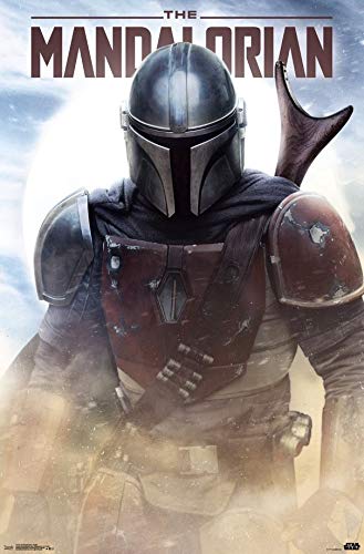 TianSW The Mandalorian (24inch x 36inch/60cm x 91cm) Waterproof Poster No Fading Christmas Best Gift for Children