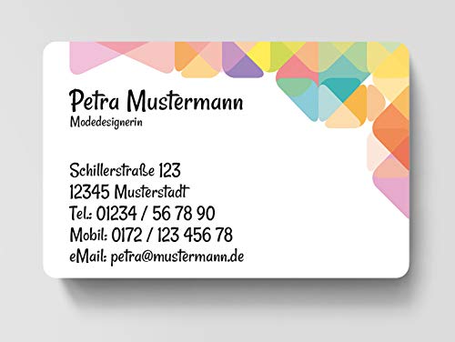 100 Visitenkarten Laminiert, 85 X 55 Mm, Mit Engel- Produktbild-Vorschau 6