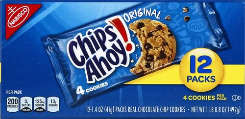 Chips Ahoy! Original Chocolate Chip Cookies, 12 ct, 1.4 oz