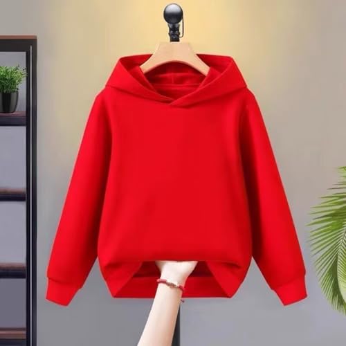Girls Boys Pullover Ho𝗼dies Plain 𝐇o𝗼ded Sweatshirts Kids Cute Trendy Long Sleeve School Kids Clothes2