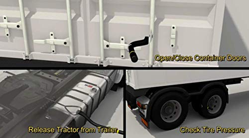 Leverage Bar For Shipping Container Doors - And More, Steel - By Shipping Container Safety International 6F706E626172, Flat Black, Yellow #TOP4