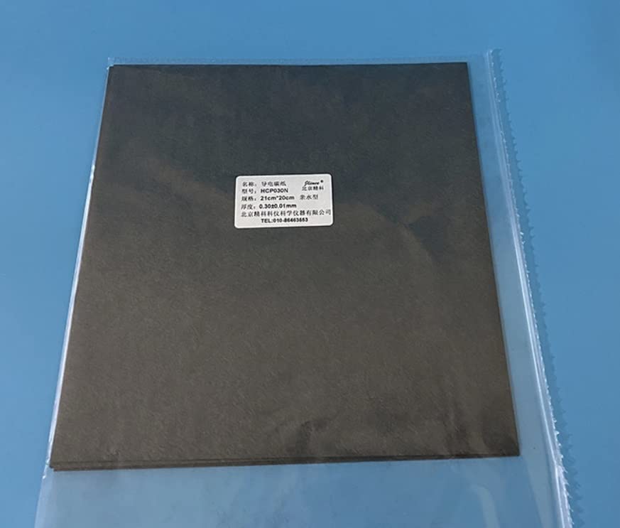 Carta carbone conduttiva idrofila 0,1 mm for celle a combustibile 21x20 cm