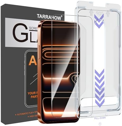 2 Pack Anti-Reflective Screen Protector for iPhone 17 Pro Max [6.9 inch] | Military Grade 9H Full Edge Coverage Tempered Glass, AR Ultra-HD, Easy Install Kit, Dynamic Island & Case Friendly