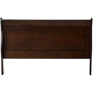 Coaster home furnishings louis philippe traditional bedroom wooden twin size sleigh bed frame 47 inch panel headboard cappuccino brown 202411t  urban country home decor