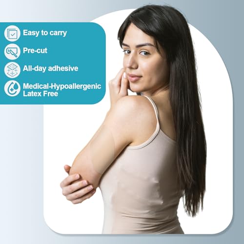 Image of Geiserailie 50 Pcs Arm Lift Tape Buttocks Lift Patch Instantly Shape Body Tape for Women for Flabby Arms Butt Leg Fat Body(Oval)