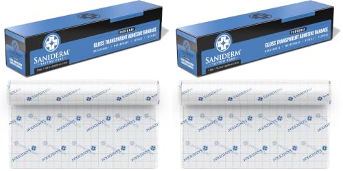 Image of Saniderm Original Tattoo Aftercare Bandage (Personal Roll, 10.2 in x 2 yd) (Pack of 2)