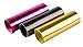 Produktbild amscan 18 Luftschlangen * Gold + PINK + SCHWARZ-METALLIC * als Deko für Party, Geburtstag oder Jubiläum // 3 Rollen // Silvester Tischdeko Love Valentistag