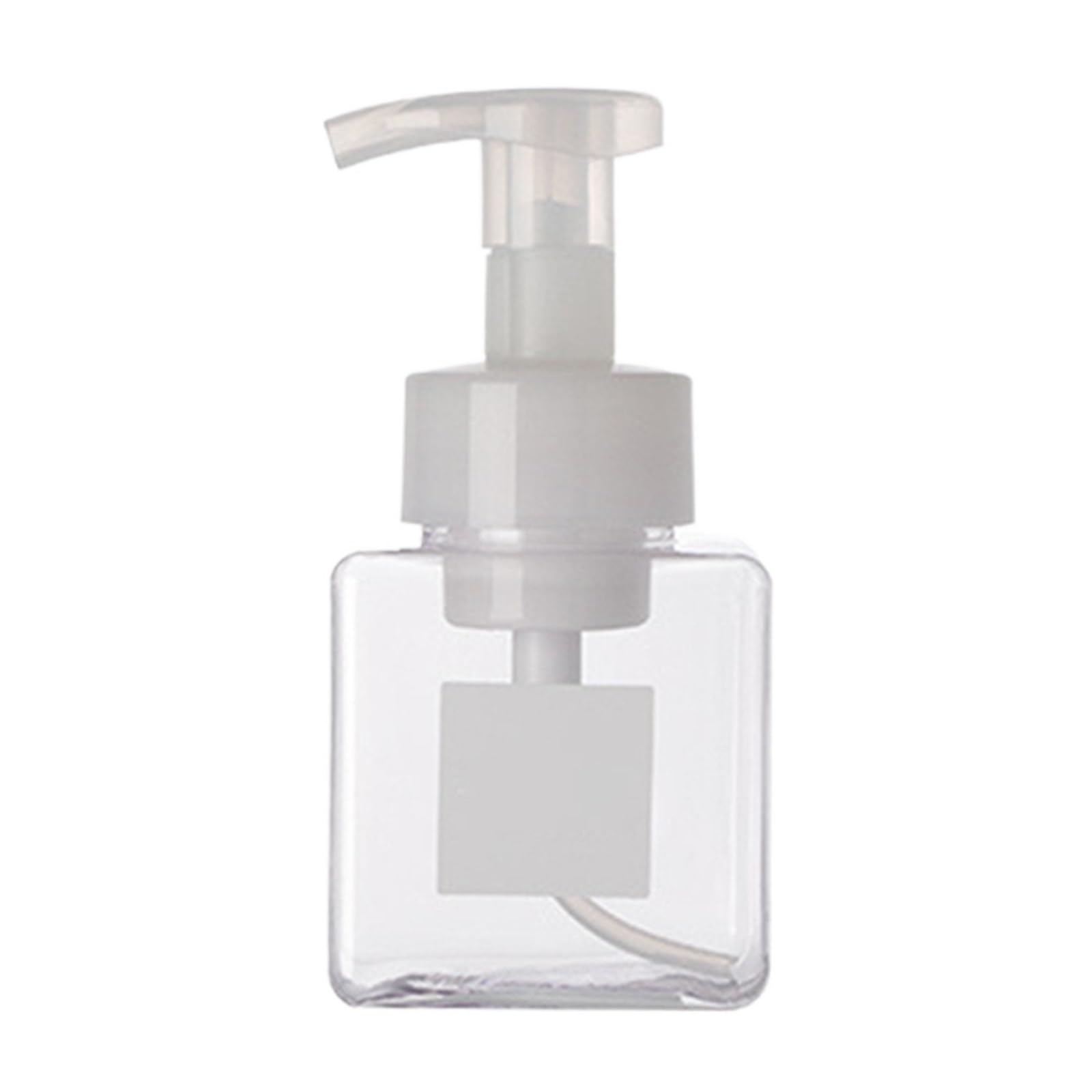 Eowstar Portable Foaming Dispenser Bottle - 250ml/450ml/650ml Liquid Soap & Shampoo Pump for Bathroom & Travel Accessories(Transparent 250ml)