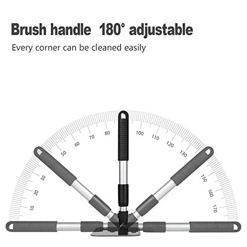 Ashone Auto Windshield Brush Tool Car Window Cleaner Windshield Cleaning Tool With Detachable Handle Pivoting Head Microfiber Cloths And Spray Bottle For Auto Windshield #TOP4