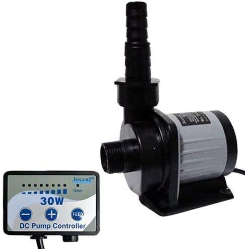 Jecod Black Jecod/Jebao Dcs Aquarium Submersible Pump With Adjustable Speed Controller (Dcs-1200 (1200L/H))