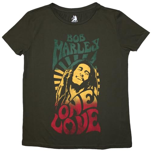 Bob Marley One Love Gradient Limited Edition 999 Only Premium Wash T Shirt Size L
