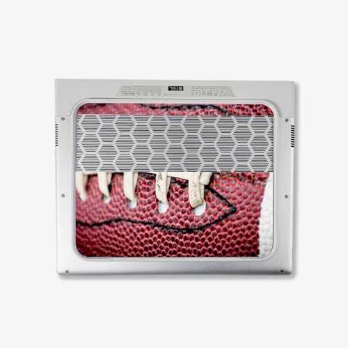 Image of MightySkins Carbon Fiber Skin Compatible With Alienware X14 R2 (2023) Full Wrap Kit - Football Laces | Protective Durable Textured Carbon Fiber Finish | Easy To Apply & Change Styles | Made in the USA