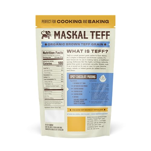 Image of Maskal Teff Organic Brown Teff Grain, 14 Ounce