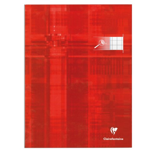 CLAIREFONTAINE Lot de 10 Cahiers piqué déficients visuels 24x32 96p Séyès agrandi couleur aléatoire