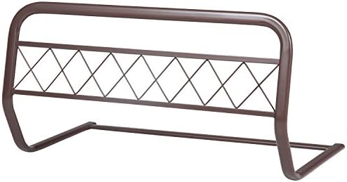 Amazon 不二貿易 ベッドガード ブラウン ベッドサイドガード ベッドフェンス 転落防止 寝癖転落防止 不二貿易 Fujiboeki 介護用サイドレール