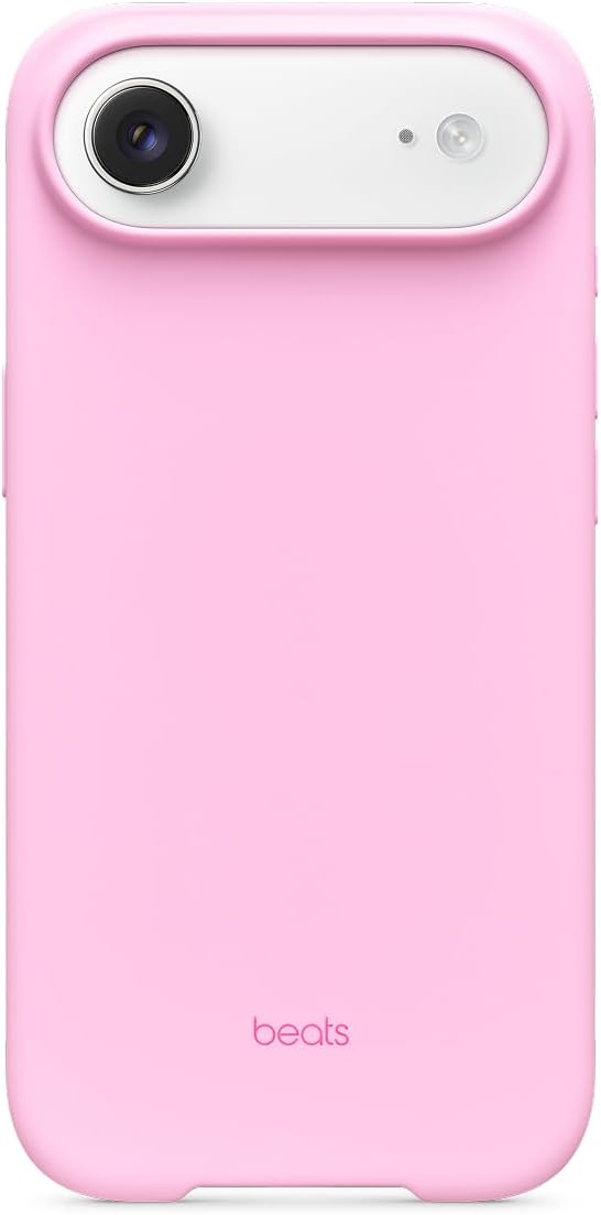 Beats iPhone Air Case with MagSafe & Camera Control, Matte Finish, Microfiber Lining – Pebble Pink