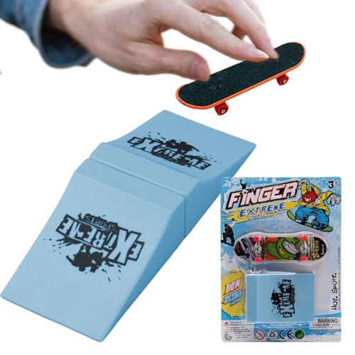 Generisch Finger Skateboards | Mini Skateboard Set | Metal Hand Skating Board | Creativo Fingerboard Juguete para niñas a partir de 6 años Juego educativo Habilidad Juego de Habilidad