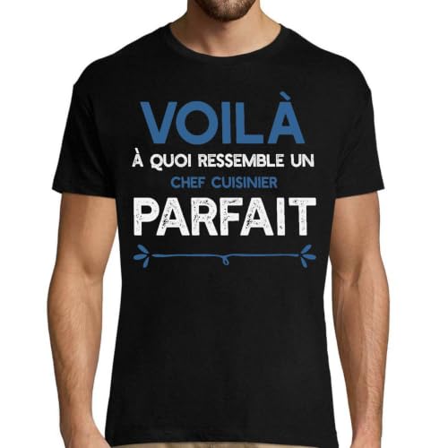 T-Shirt Homme Chef Cuisinier Humour pour rester à l'aise