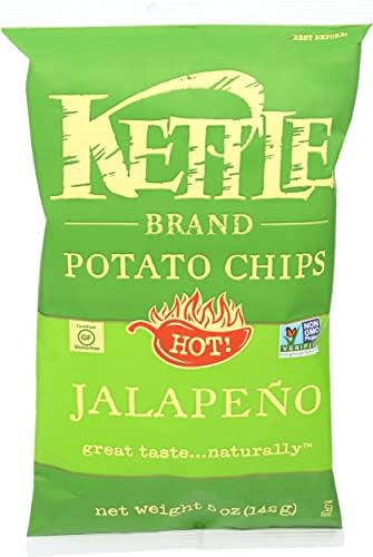 Kettle Foods Chip Potato Nat Jalapeno, 5 oz