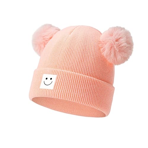 Image of AZJ Baby Beanie Hat Toddler Infant Winter Knitted Hat Kids Soft Warm Pom Pom Beanie Cap for Boys Girls