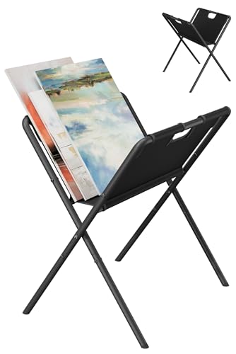 Mocomax Portable Canvas Art Print Rack (Black)