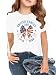 CAZYCHILD Kids 250 Anniversary USA Shirts 250 Year American Flag Tshirt Boys and Girls Happy 250th Tee 4th of July Tops