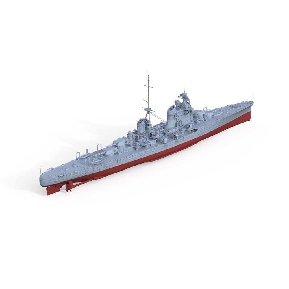 MRY-SFW SSC600543S 1/600 zestaw do budowy modelu wojskowego Włochy Klasa Zara ciężki krążownik Pola pełny kadłub