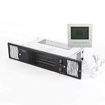 Bidex Diamond 1.9kw Electric Kitchen Plinth Heater with 7 Day Timer & Room Thermostat - Black Grill