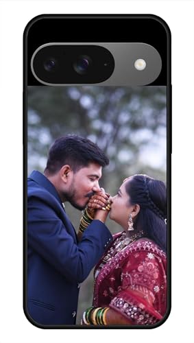 Image of NDCOM for Customised Pixel 9 Back Cover | Sleek Google Pixel 9 pro Cover Google Pixel 9 pro Back Cover | DIY Personalised Photo Design | Customized Gift Custom Text Name Printed Metal Case
